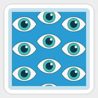 full of eyes Sticker